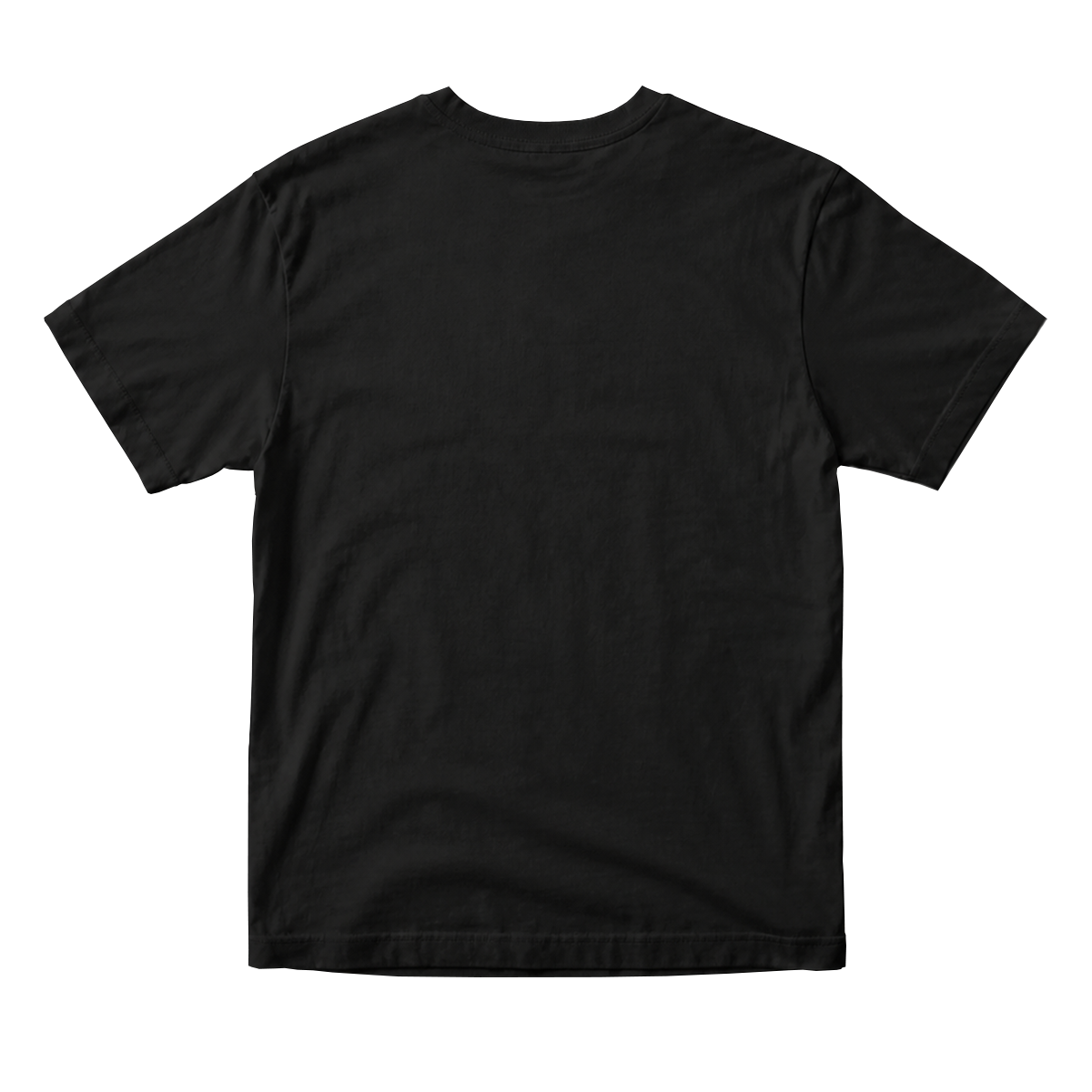 Black T-shirt back